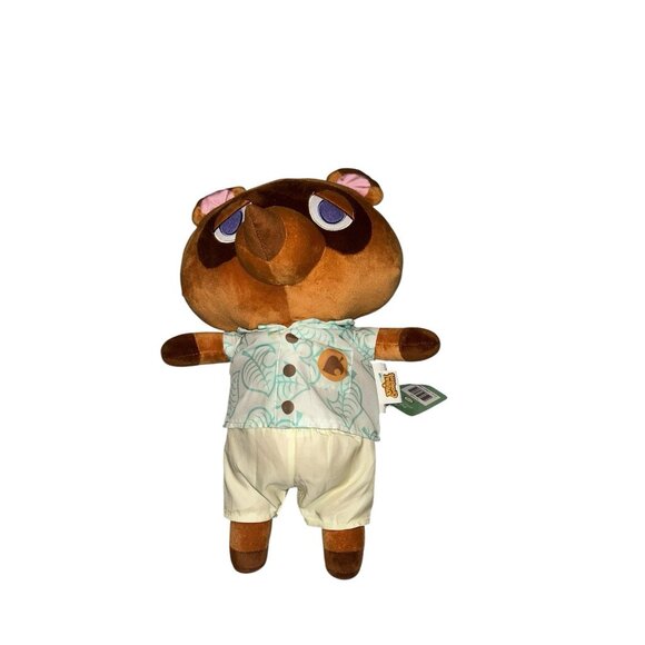 Nintendo Animal Crossing Tom Nook Raccoon Brown Plush Stuffed Animal 19" - Picture 1 of 7